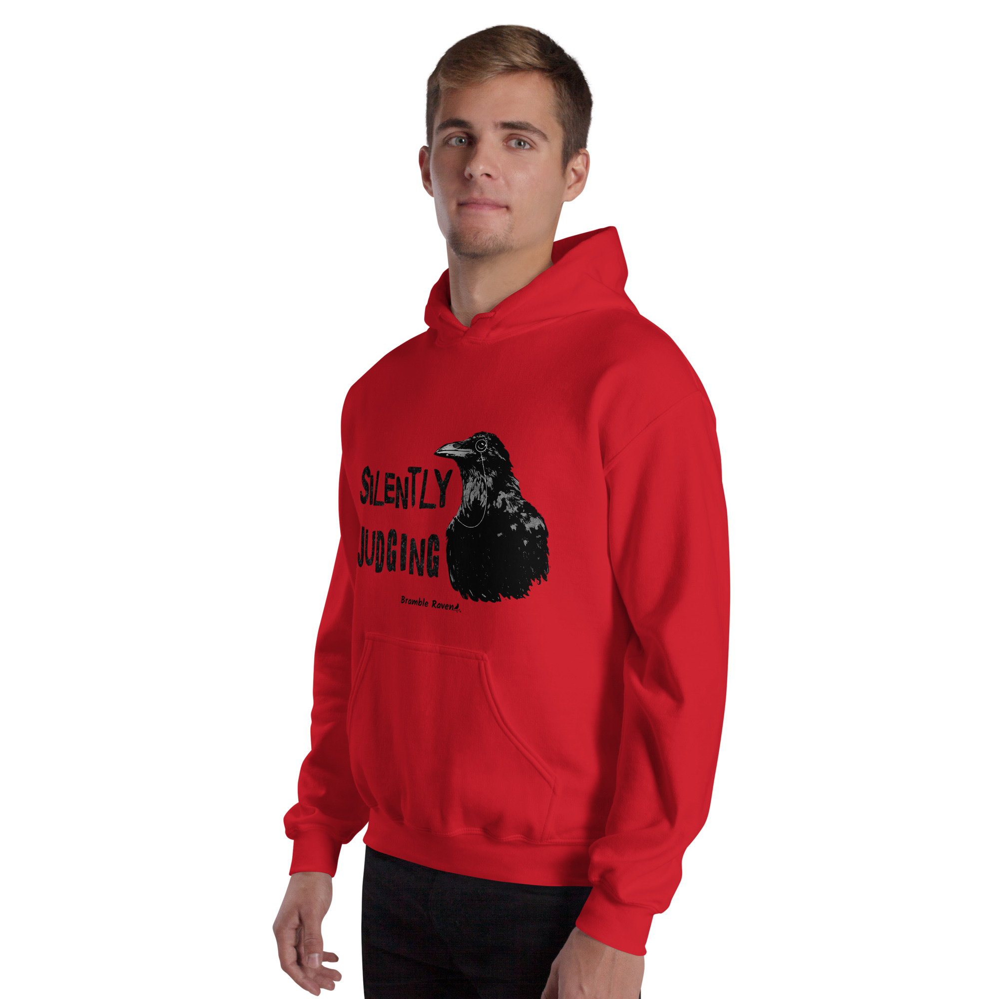 Silently Judging Crow Hoodie - Image 7