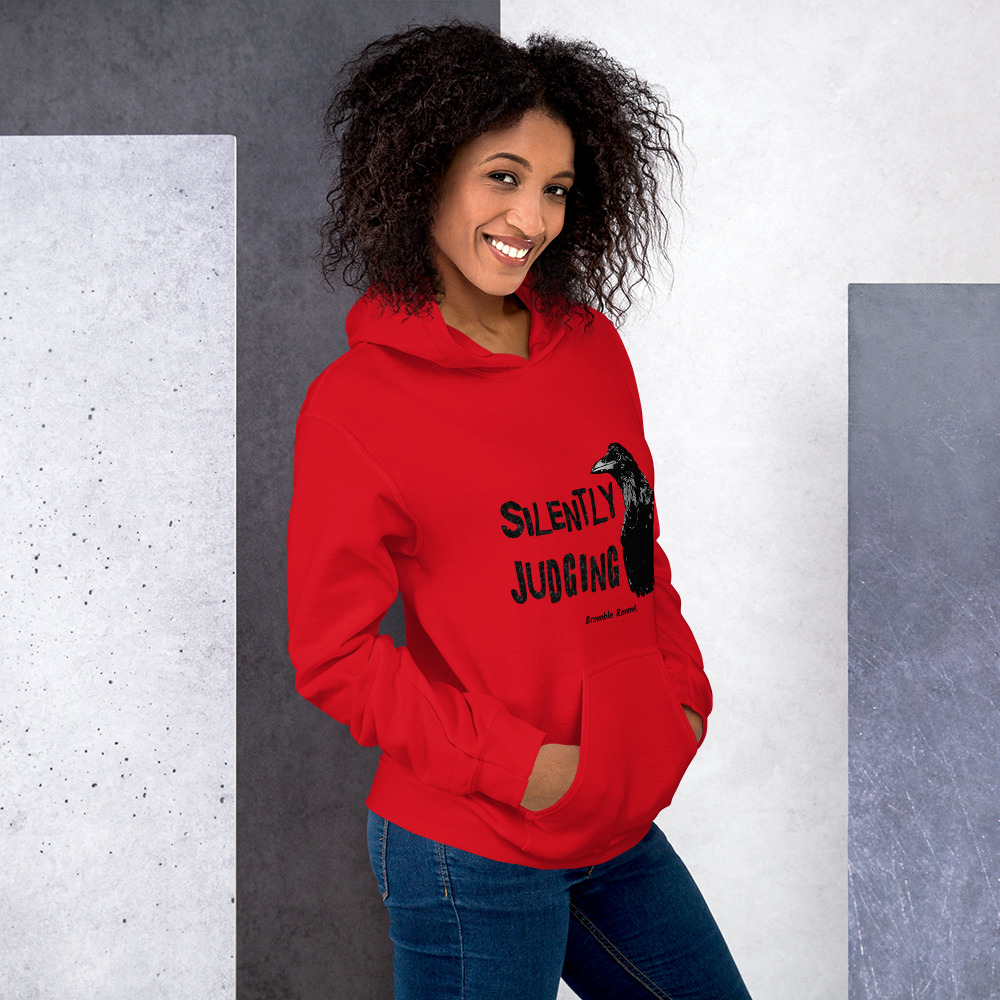 Silently Judging Crow Hoodie - Image 3