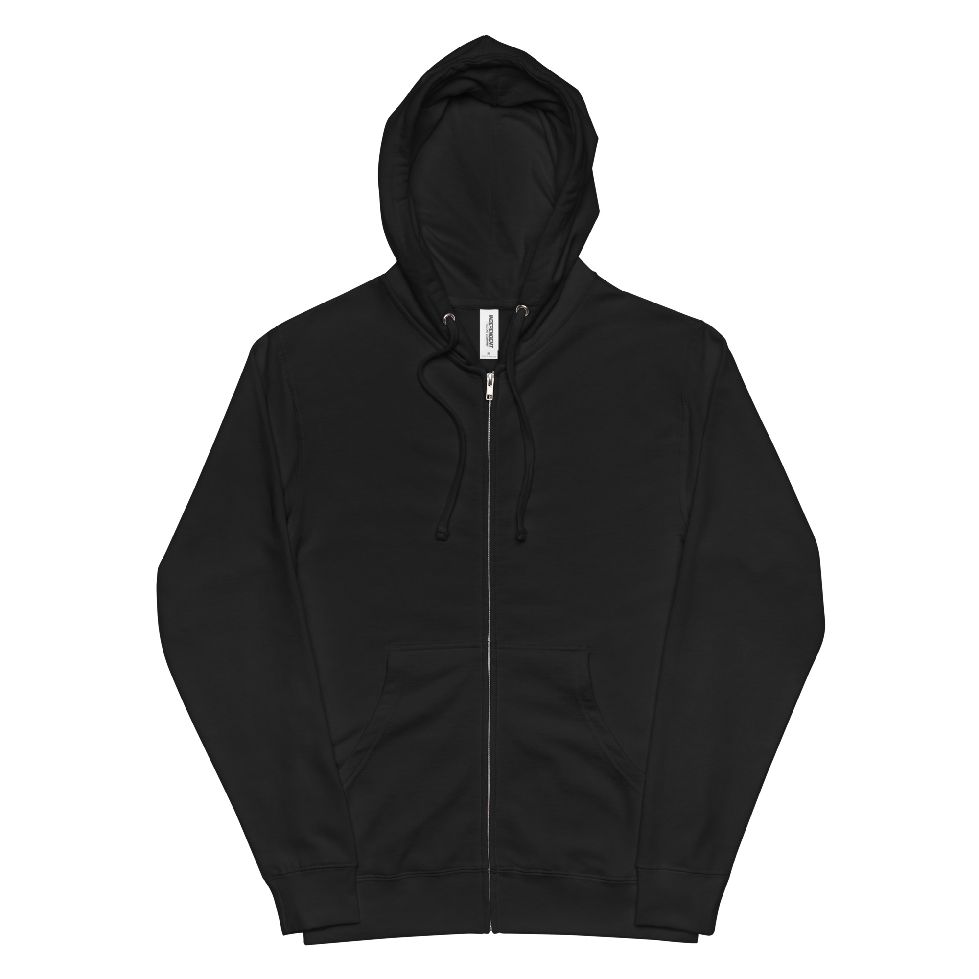 White Deer Skull Fleece Zip Up Hoodie - Image 3
