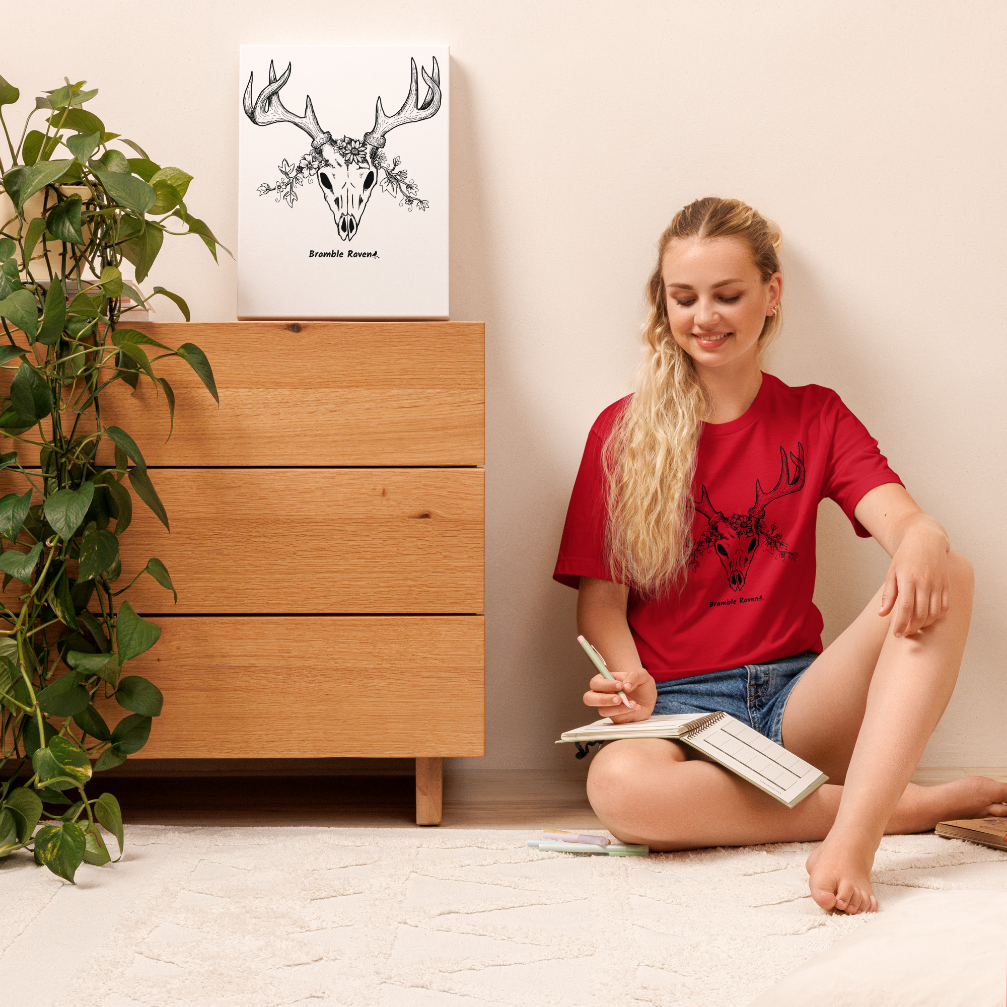 Balance Deer Skull T-shirt - Image 9