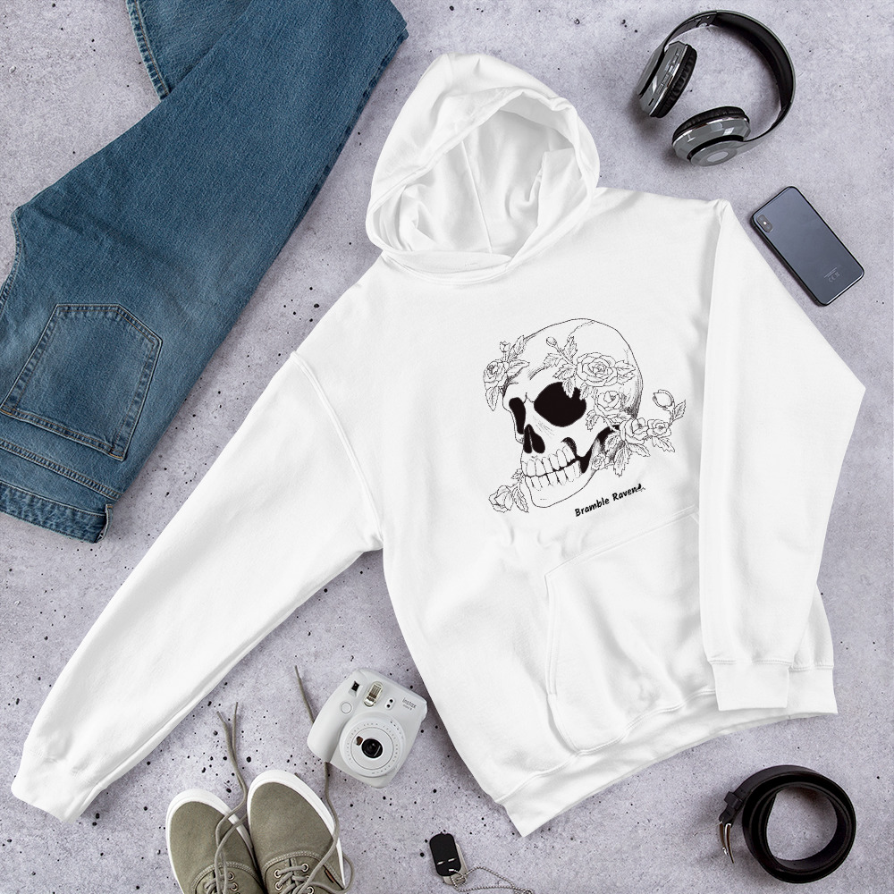 Blossom Skull Hoodie - Image 8