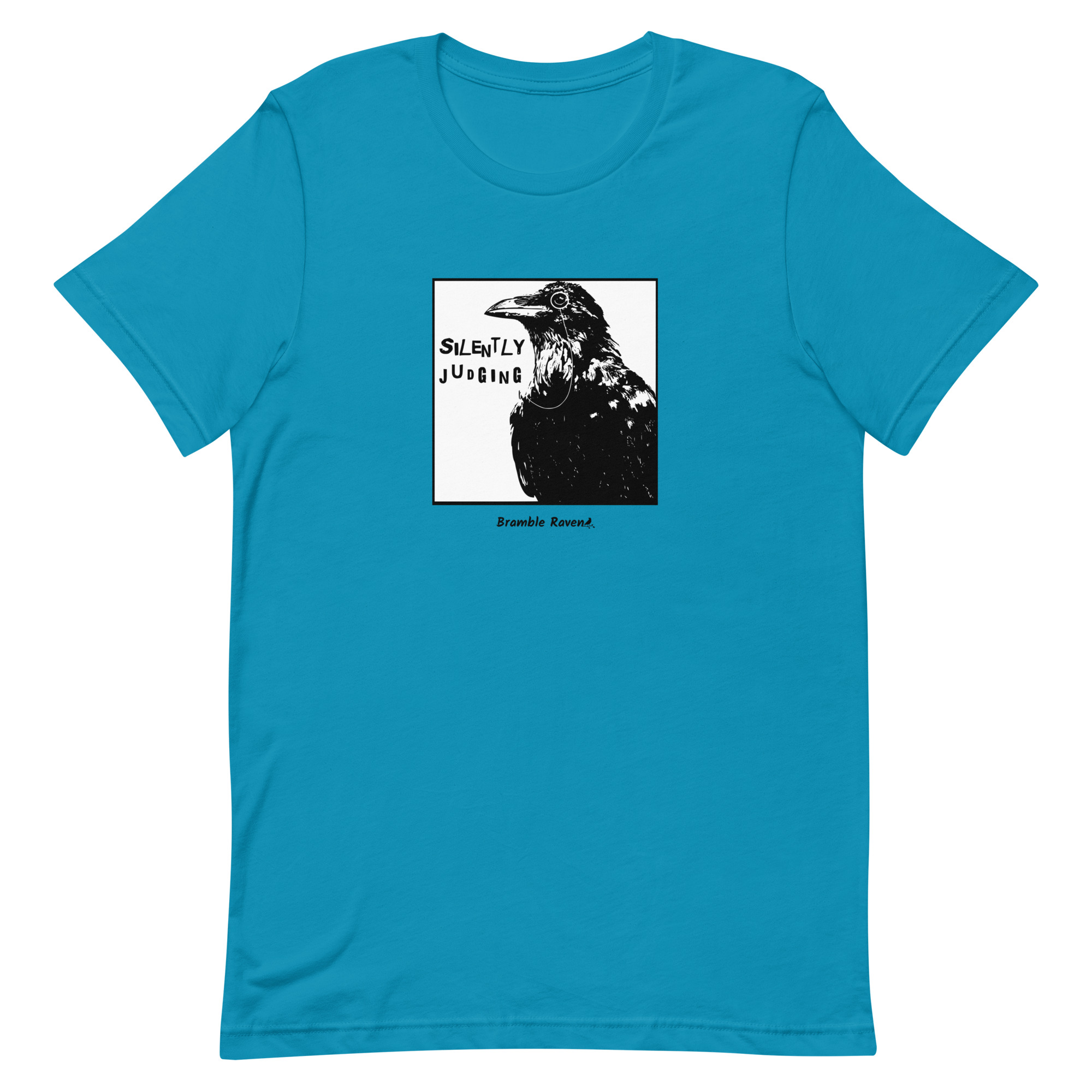 Silently Judging Crow Comic Style T-shirt