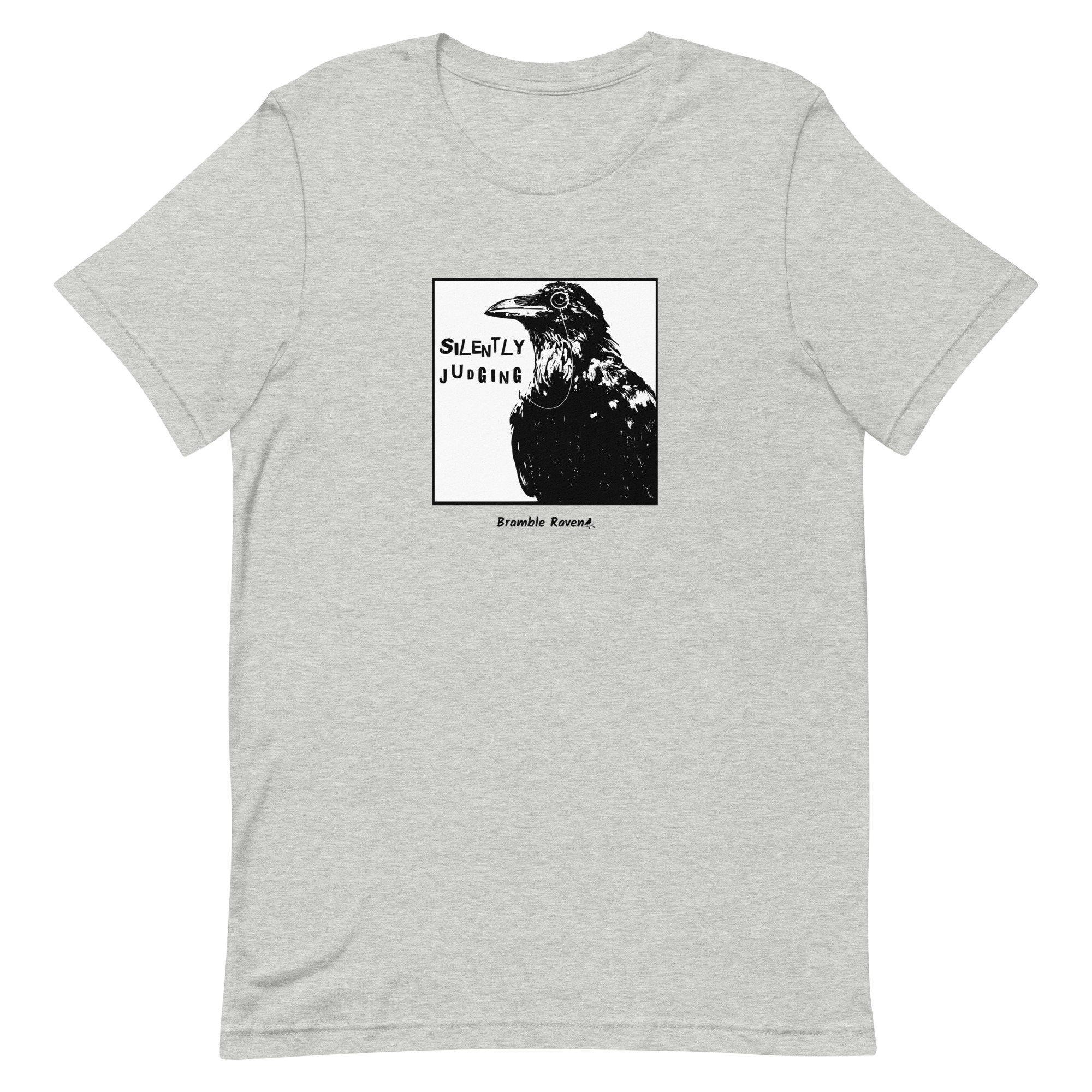 Silently Judging Crow Comic Style T-shirt - Image 14