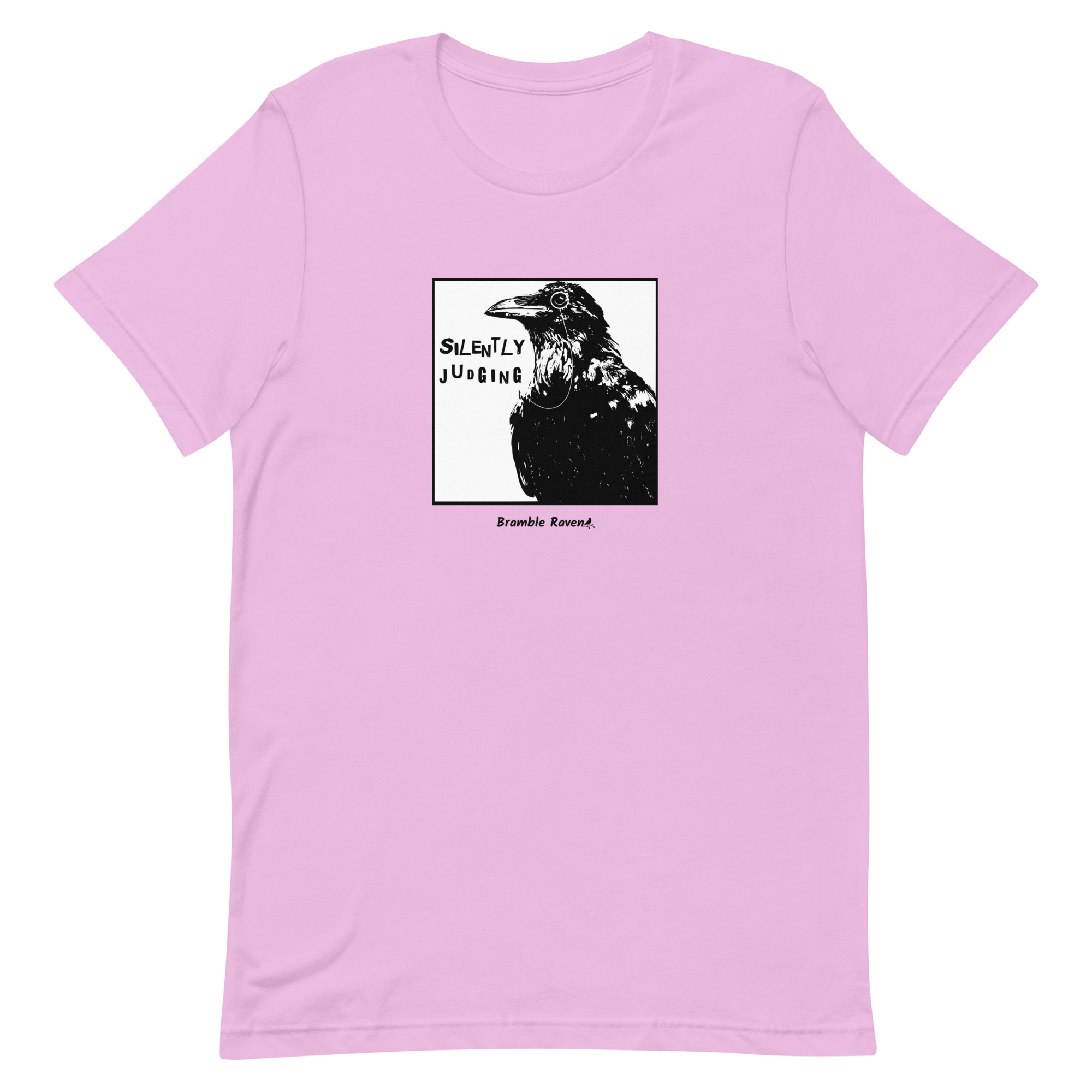 Silently Judging Crow Comic Style T-shirt - Image 13