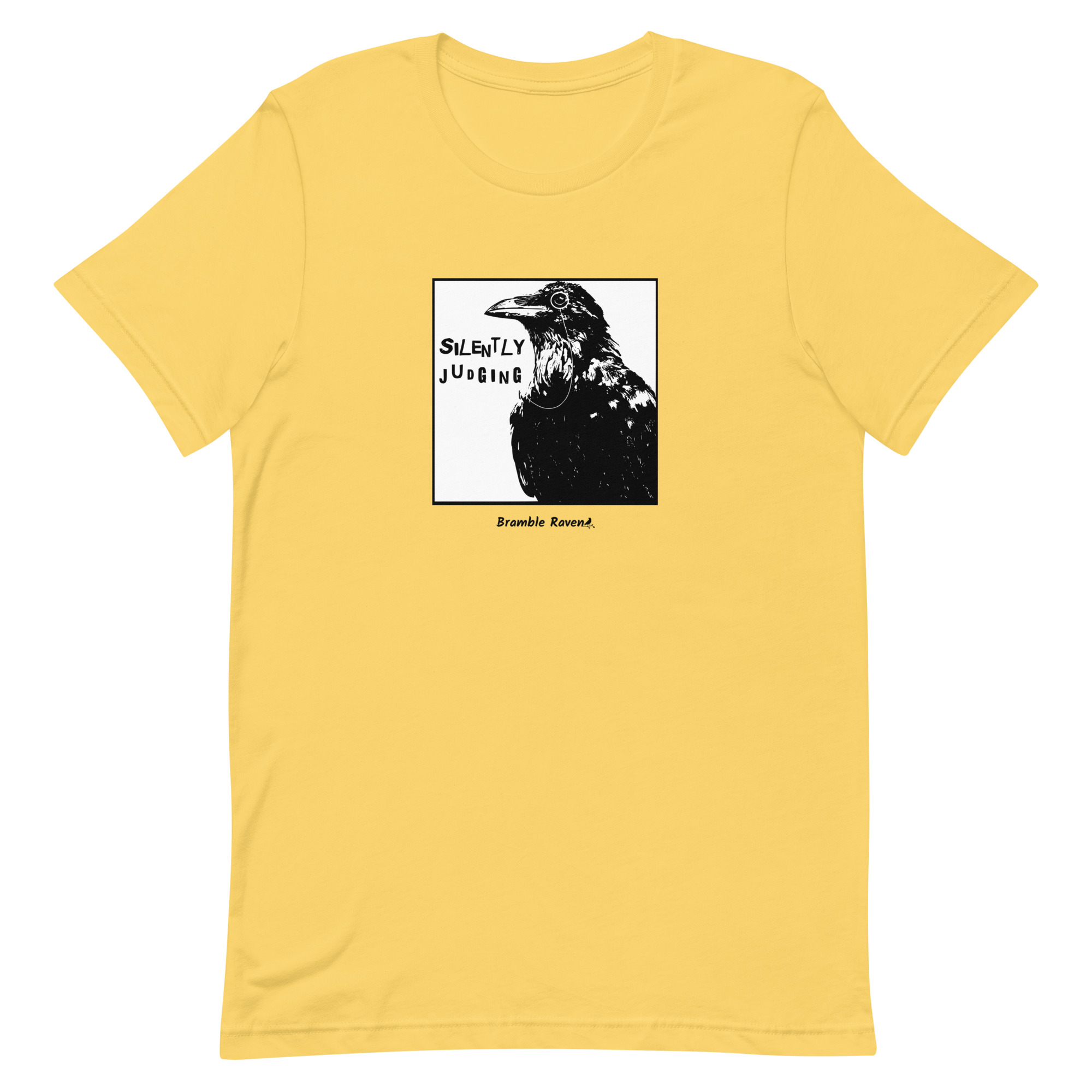 Silently Judging Crow Comic Style T-shirt - Image 15