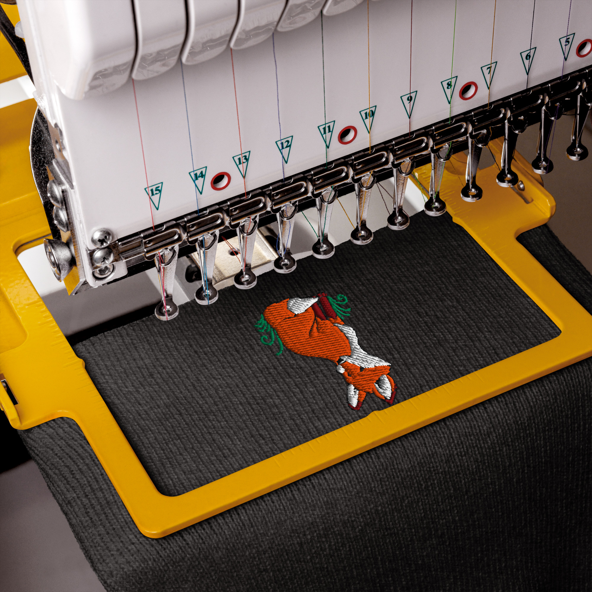 Fox Embroidered Cuffed Beanie - Image 2