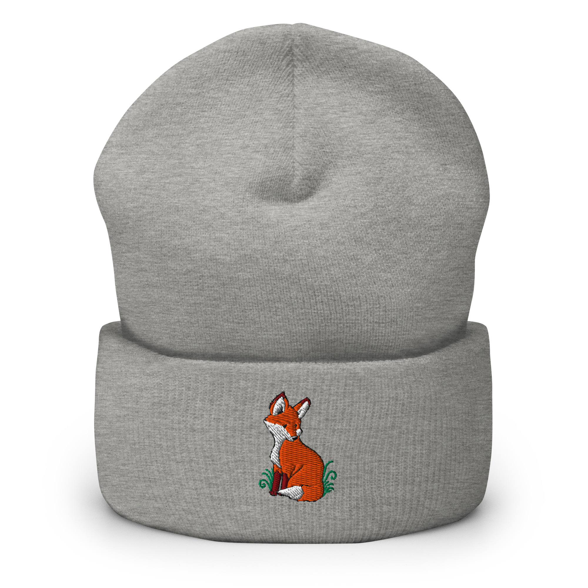 Fox Embroidered Cuffed Beanie - Image 14