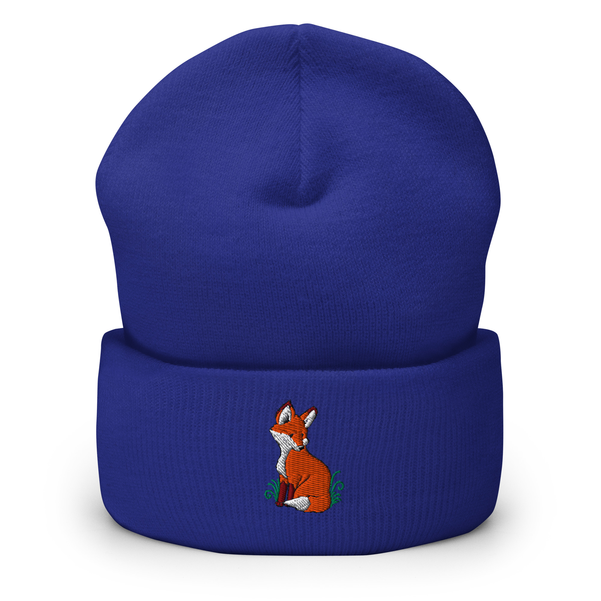 Fox Embroidered Cuffed Beanie - Image 11