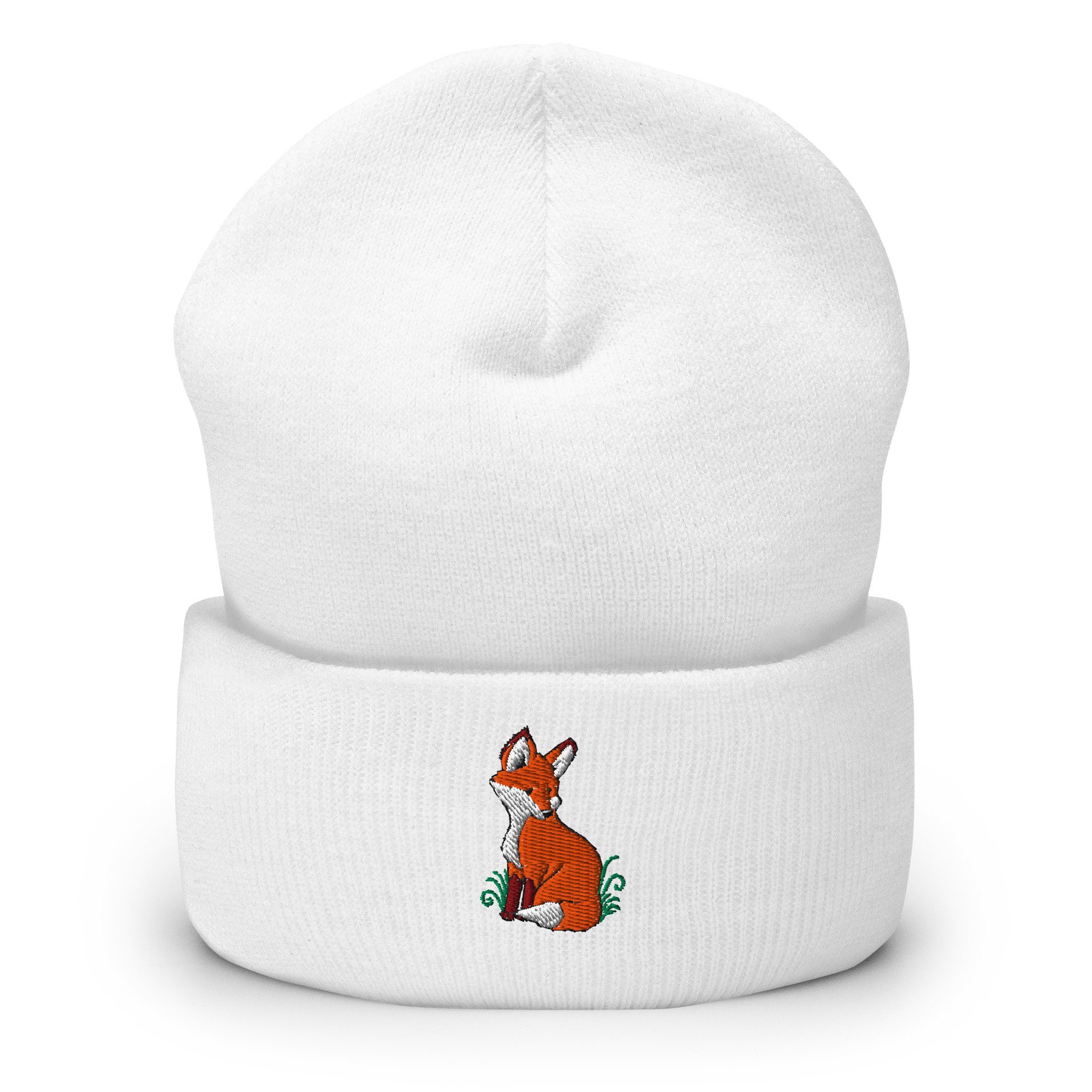 Fox Embroidered Cuffed Beanie - Image 15