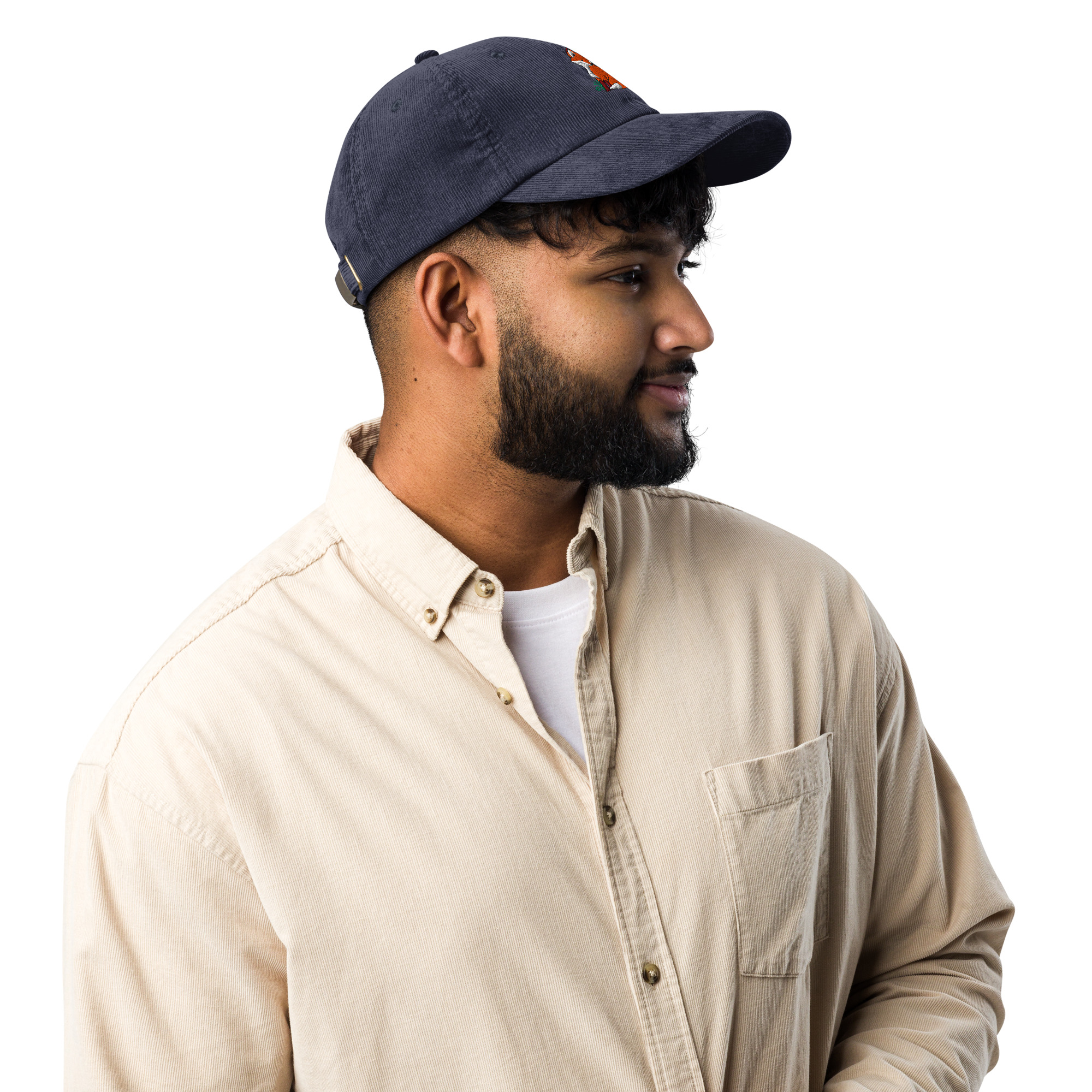 Fox Corduroy Cap - Image 7