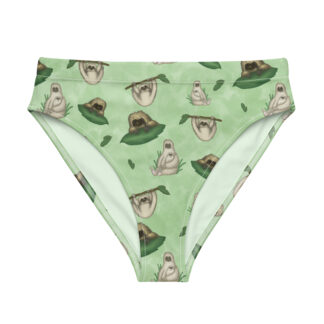 Sloth High-waisted Bikini Bottom