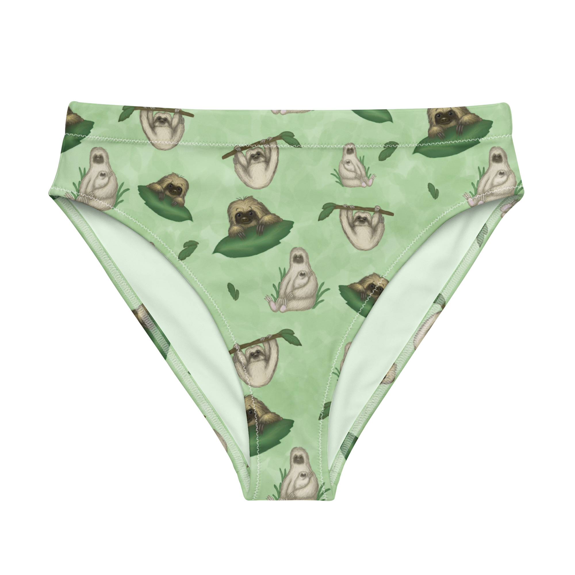 Sloth High-waisted Bikini Bottom
