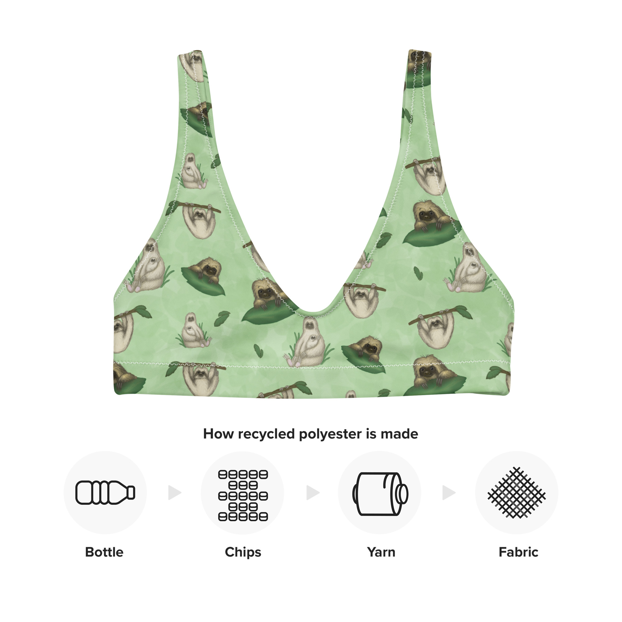 Sloth Bikini Top - Image 10