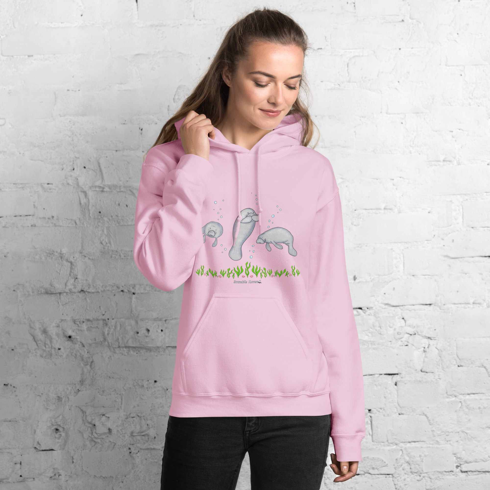 Three Manatees Hoodie - Image 8
