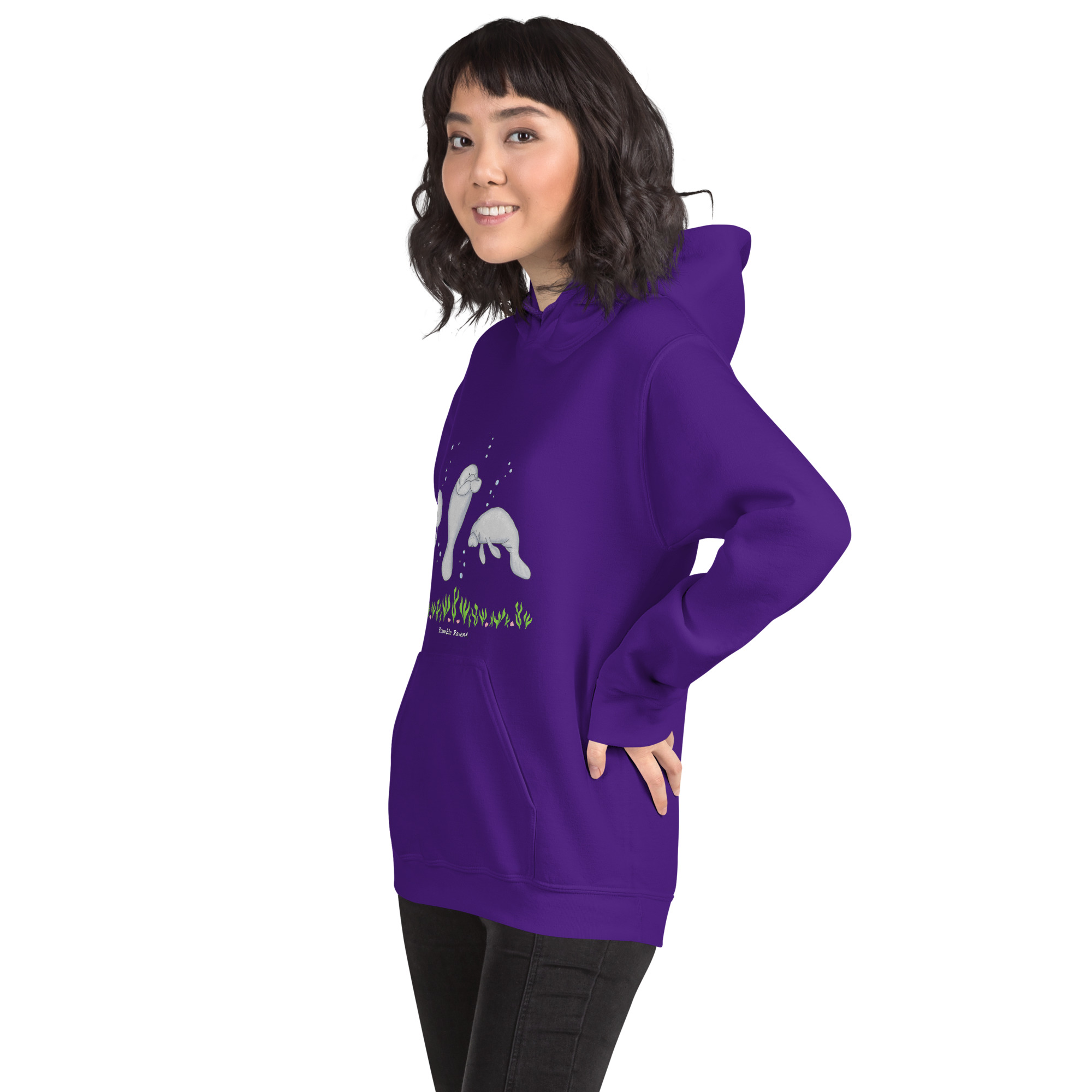 Three Manatees Hoodie - Image 3