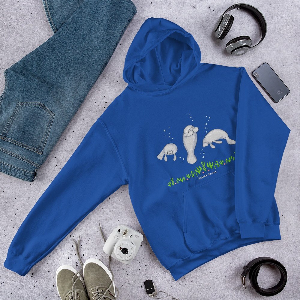 Three Manatees Hoodie - Image 5