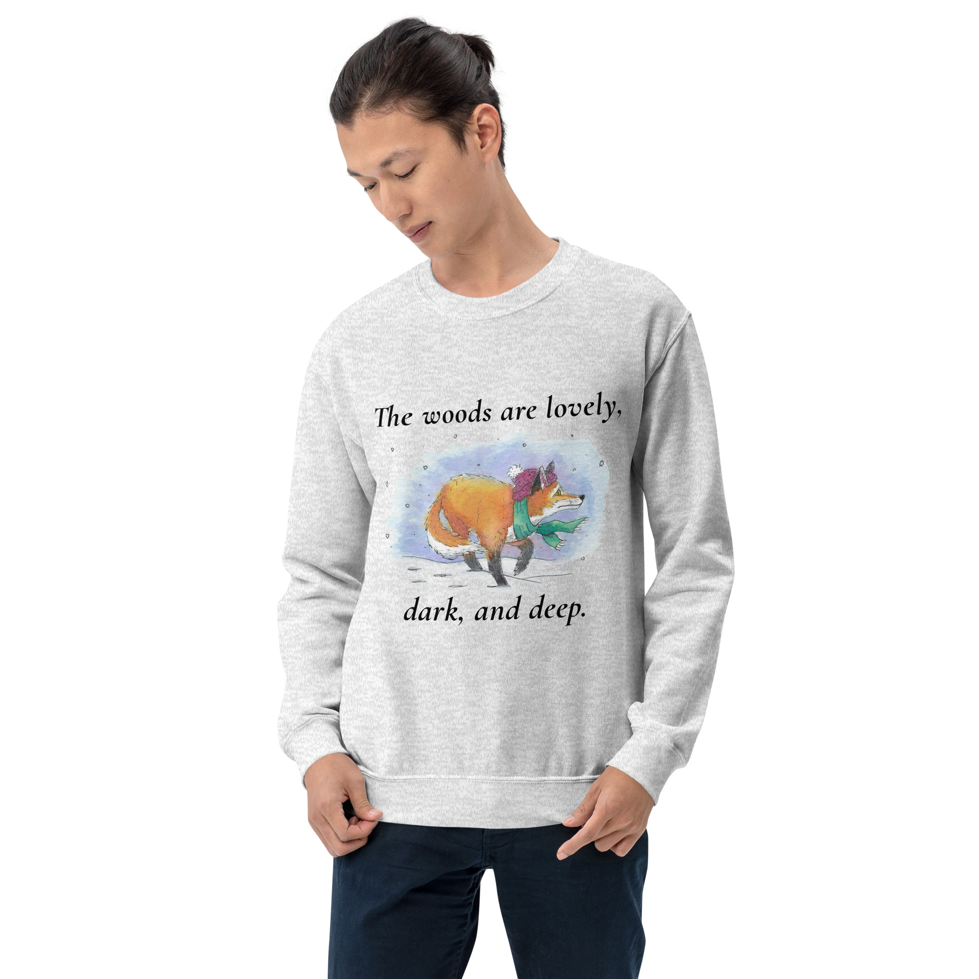 Lovely Woods Winter Fox Sweatshirt - Image 3