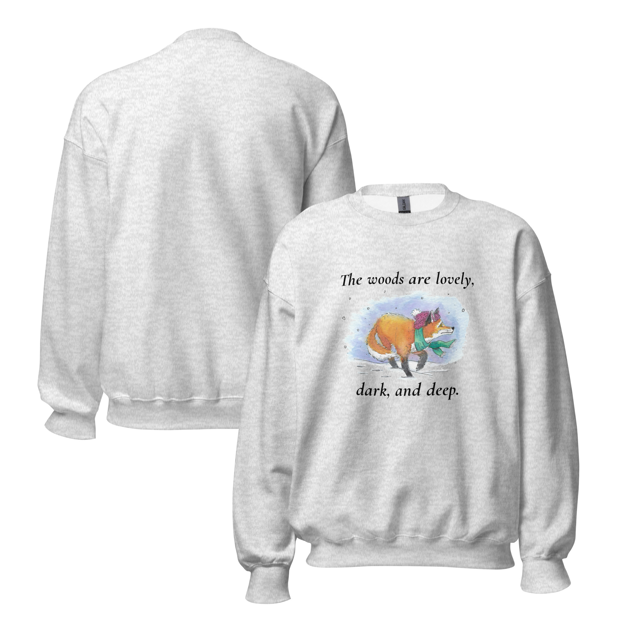 Lovely Woods Winter Fox Sweatshirt - Image 7