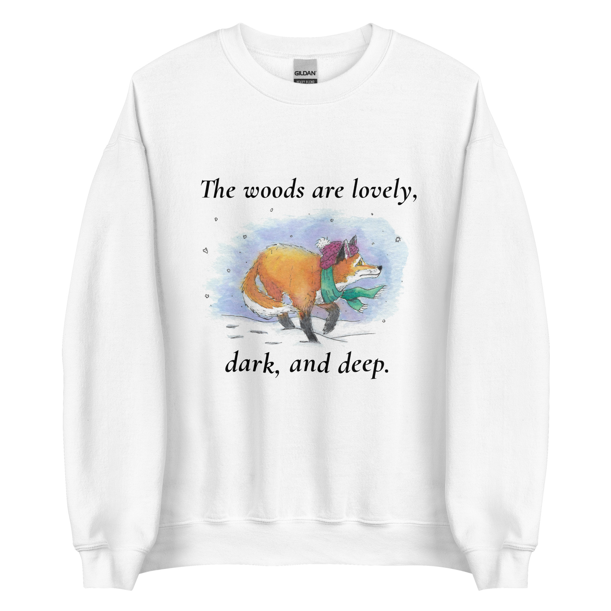 Lovely Woods Winter Fox Sweatshirt