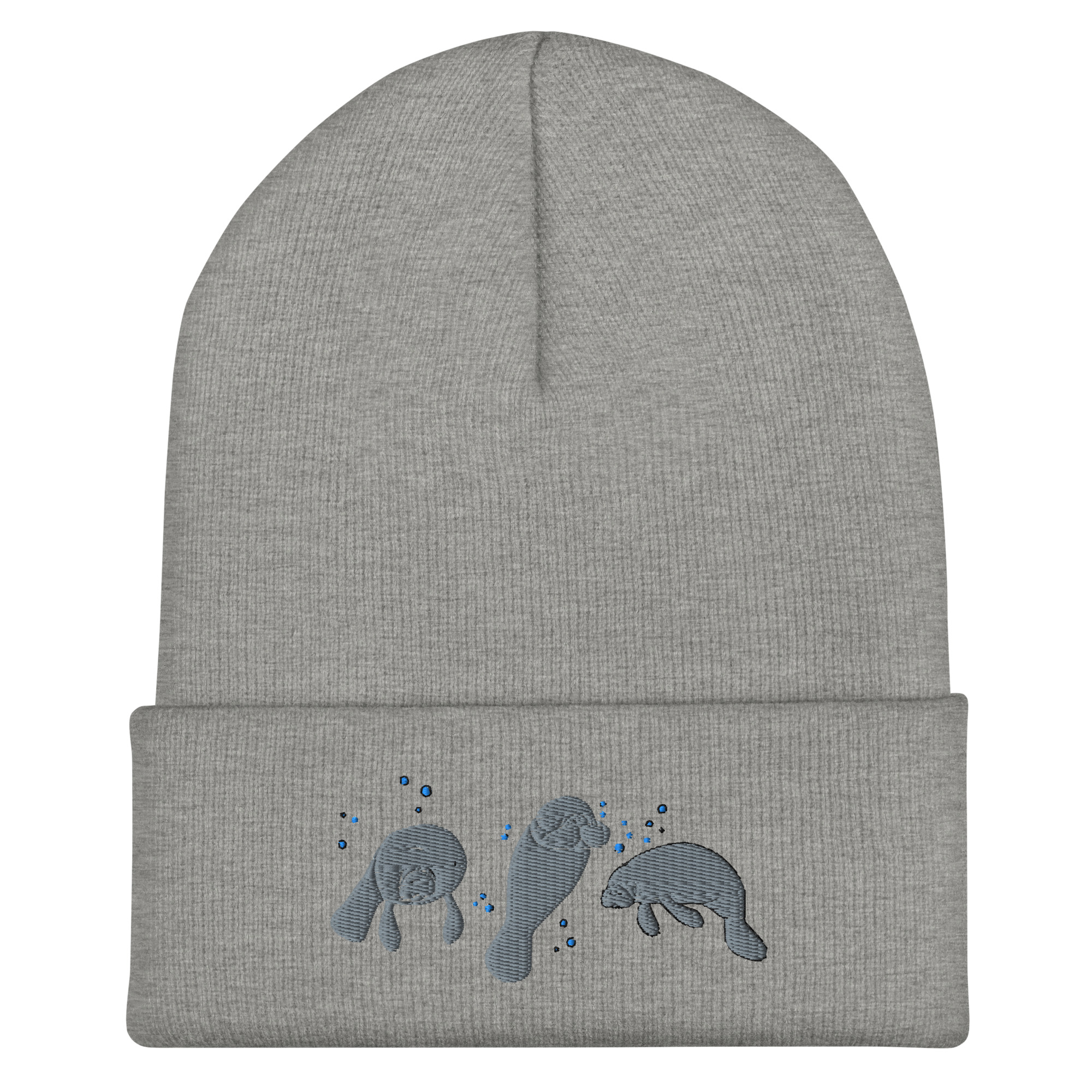 Manatee Embroidered Cuffed Beanie - Image 9
