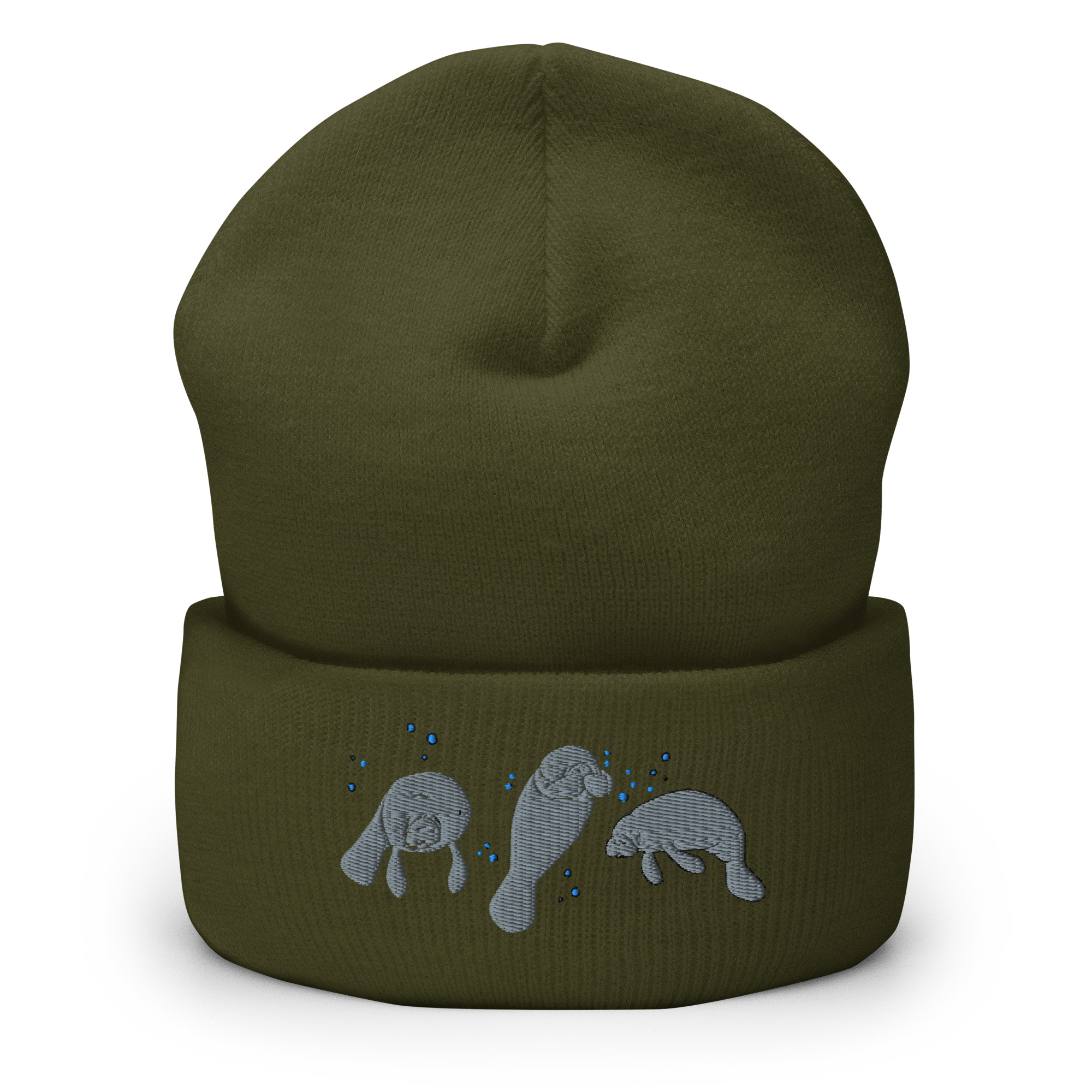 Manatee Embroidered Cuffed Beanie - Image 19