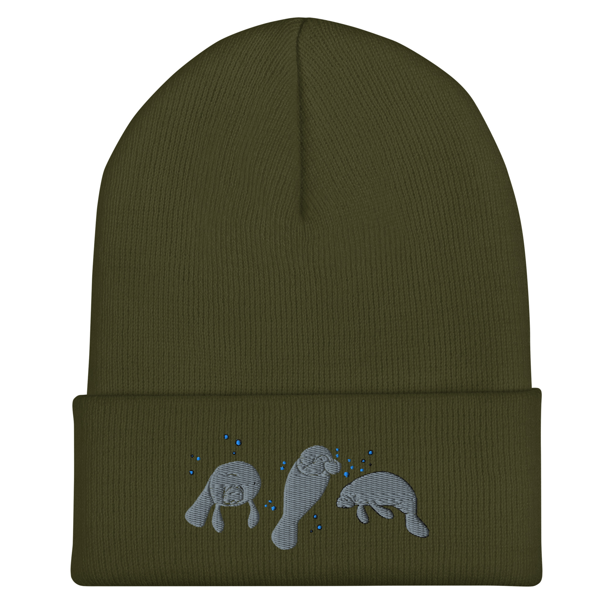 Manatee Embroidered Cuffed Beanie - Image 7