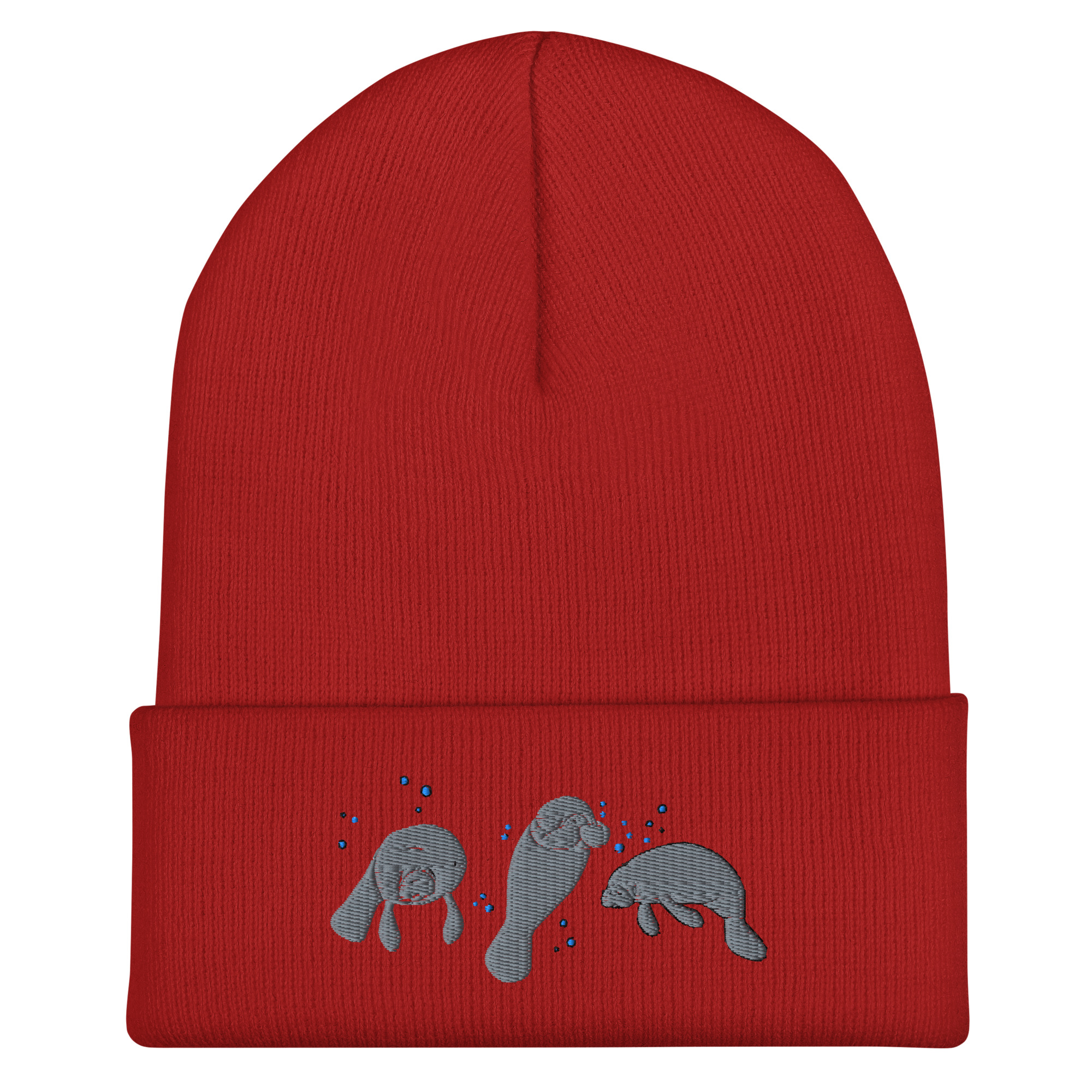 Manatee Embroidered Cuffed Beanie - Image 6