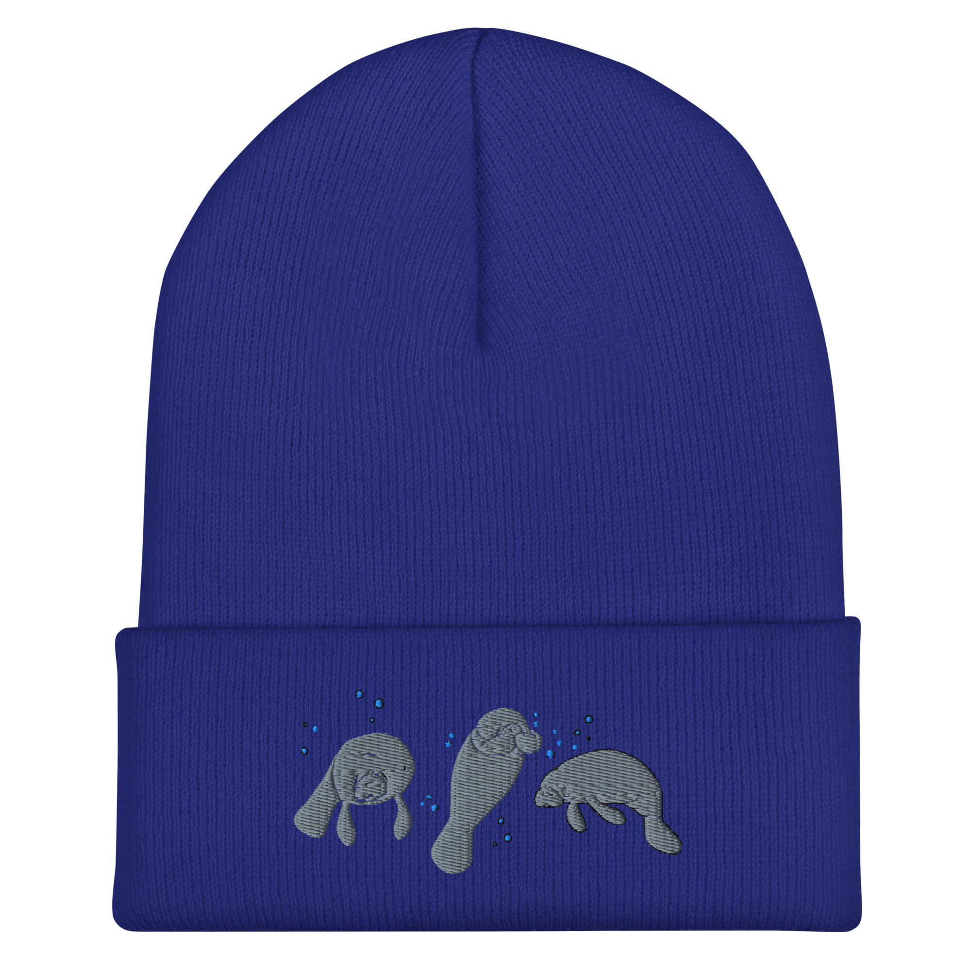 Manatee Embroidered Cuffed Beanie - Image 5