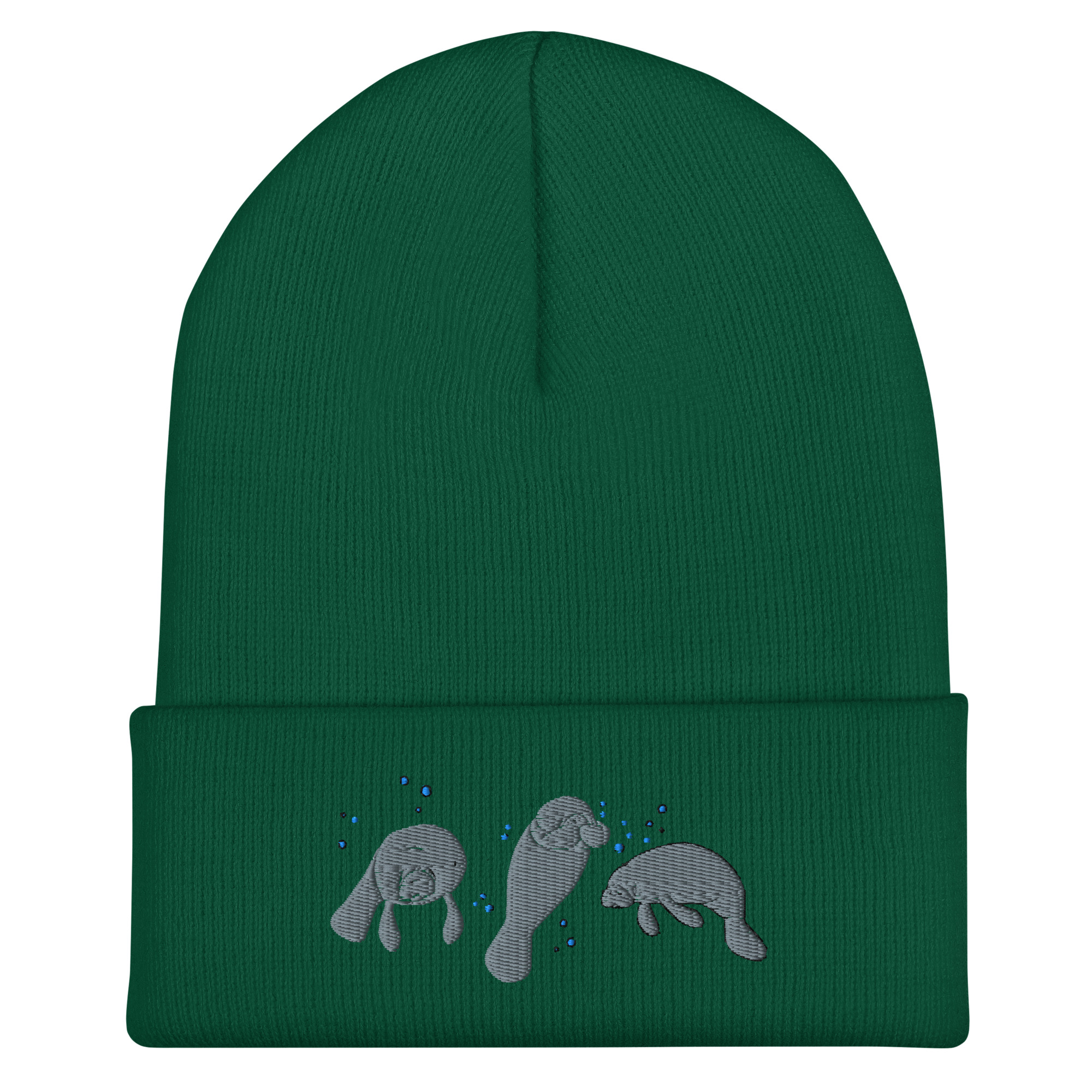 Manatee Embroidered Cuffed Beanie - Image 8